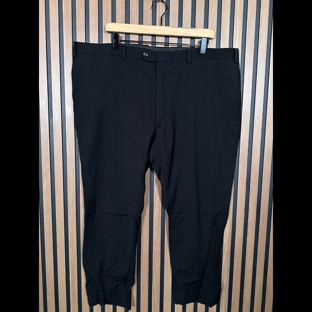 Indochino Suit Pants 42W Womens Black High Rise Stocky Slacks